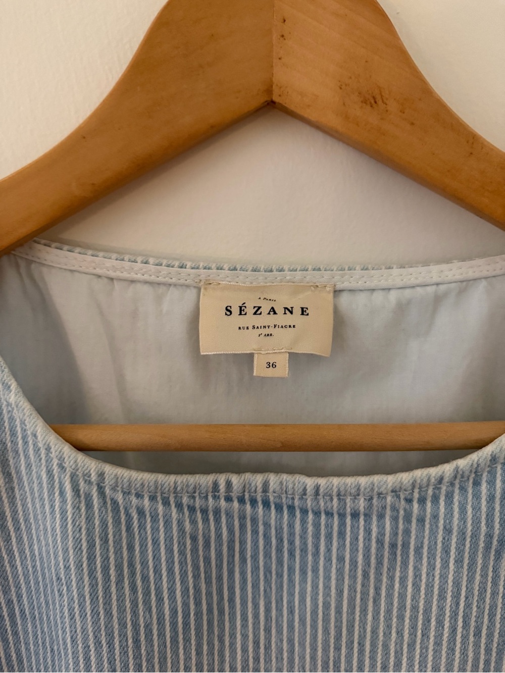 Sézane Amiane Blouse -size 4 - Picture 5 of 6